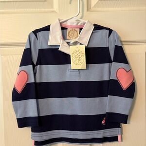 TBBC Blue and Pink Striped Kids Shirt